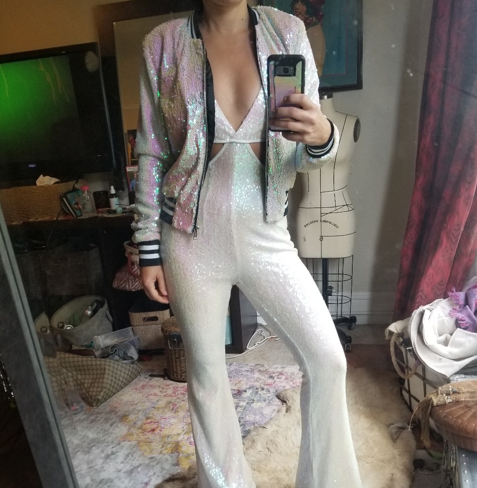 Festie stylist bundle IRIDESCENT JUMPSUIT & JACKET